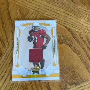 2008 LEAF Rookies & Stars ANQUAN BOLDIN Jersey Patch Card 016/250 - Picture 1 of 4