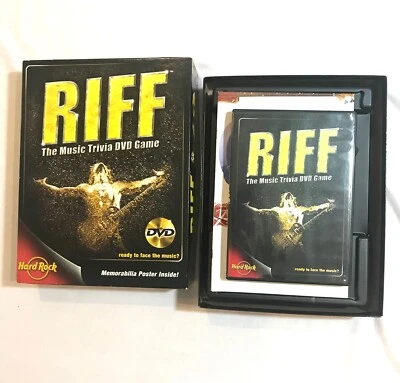 University Games RIFF The Music Trivia DVD Game - USED CIB w/ DISC - Image 1 of 4