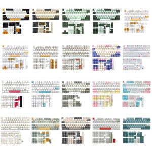126 Keys Custom PBT Dye Sublimation XDA Profile Keycaps for Cherry MX Switches