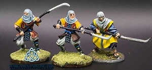 Painted Sohei Fanatics Samurai set Clash Of Katanas Wargames - Picture 1 of 5