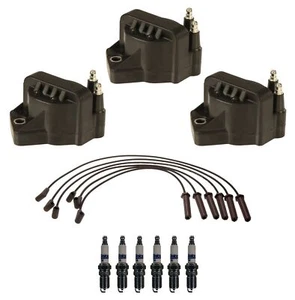 Ignition Wires 3 Coils 6 Spark Plugs Kit ACDelco For Chevrolet Pontiac Buick V6 - Picture 1 of 1