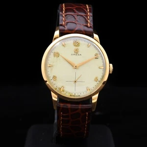 Omega 50s 18 kt rose gold 36 mm ref 2685 manual serviced - Foto 1 di 9