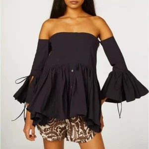 Rosie Assqoulin Kleid/Hemd verdeckbar abnehmbare Glockenärmel Gr. 4 - Bild 1 von 9