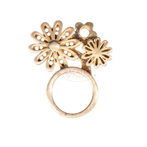 Das Original RING DING Scheibe "blume" 925 Silber vergoldet ca. 18mm - Bild 1 von 1
