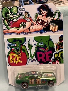 Hot wheels Dodge Challenger Funny Car Rat Fink It’s A Custom Red Lines - Bild 1 von 12