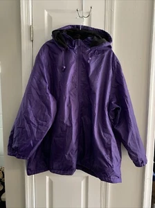 Totes Jacket Womens Rain Full Zip Warm Fleece Lined - Size 4x - Picture 1 of 15