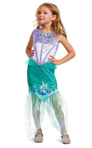 Disney Little Mermaid Ariel Princess Deluxe Toddler Costume 2T - Picture 1 of 3