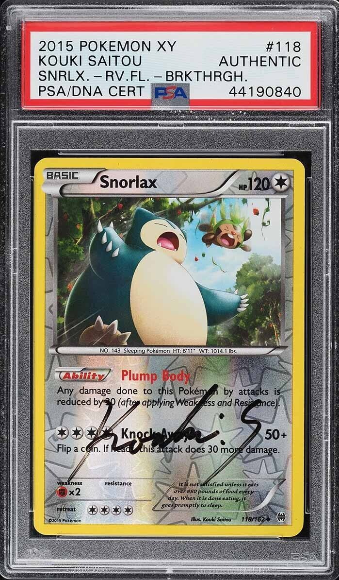 Pokemon TCG Professional Sports Authenticator PSA
