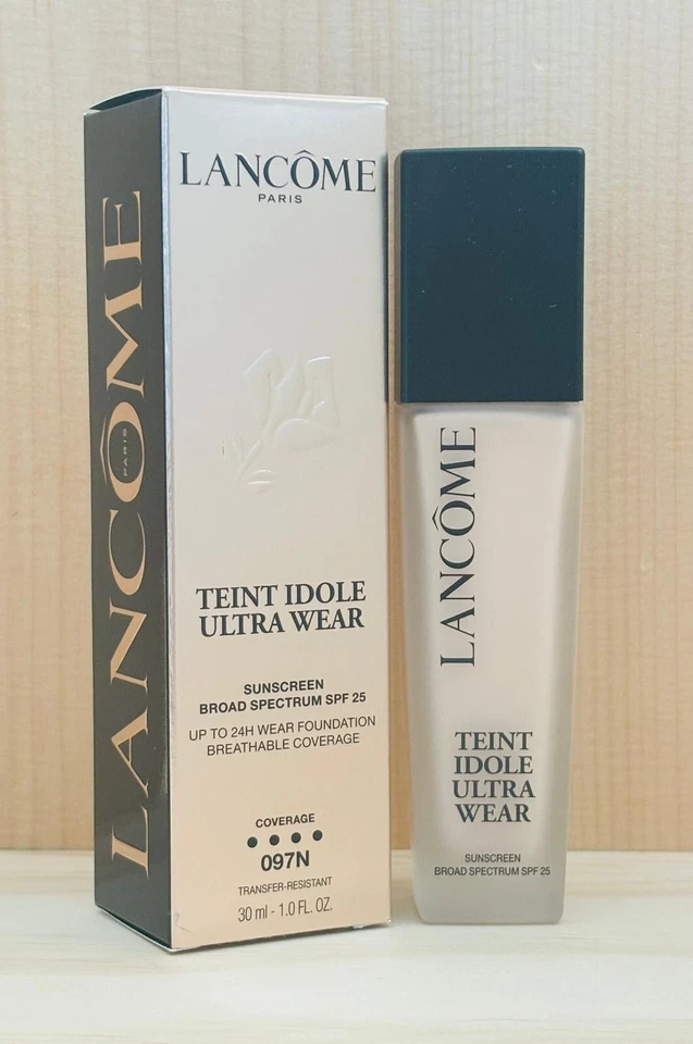 LANCOME TEINT IDOLE ULTRA Sunscreen (SPF 25) 24H Foundation 30 ml/1.0 oz ~ #097N - Image 1 of 1