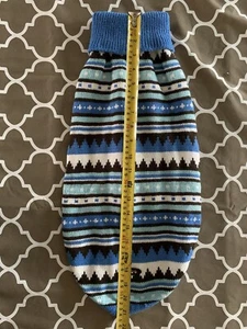 New Ancol Muddy Paws Fairisle dog jumper -Large- (1x Pink SOLD)& 1 x Blue - Picture 1 of 2
