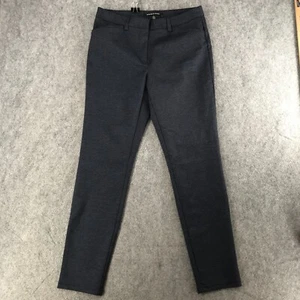 Andrew Marc Pants Womens Size 8 Blue Ponte Slim Mid Rise Casual Comfort Stretch - Picture 1 of 13