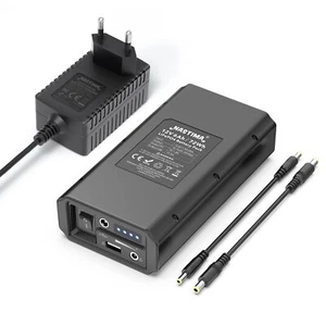 Pack Batterie 12V 6000mAh LiFePO4 PowerBank avec Double Sortie 12V 9V DC et 5... - Photo 1 sur 7