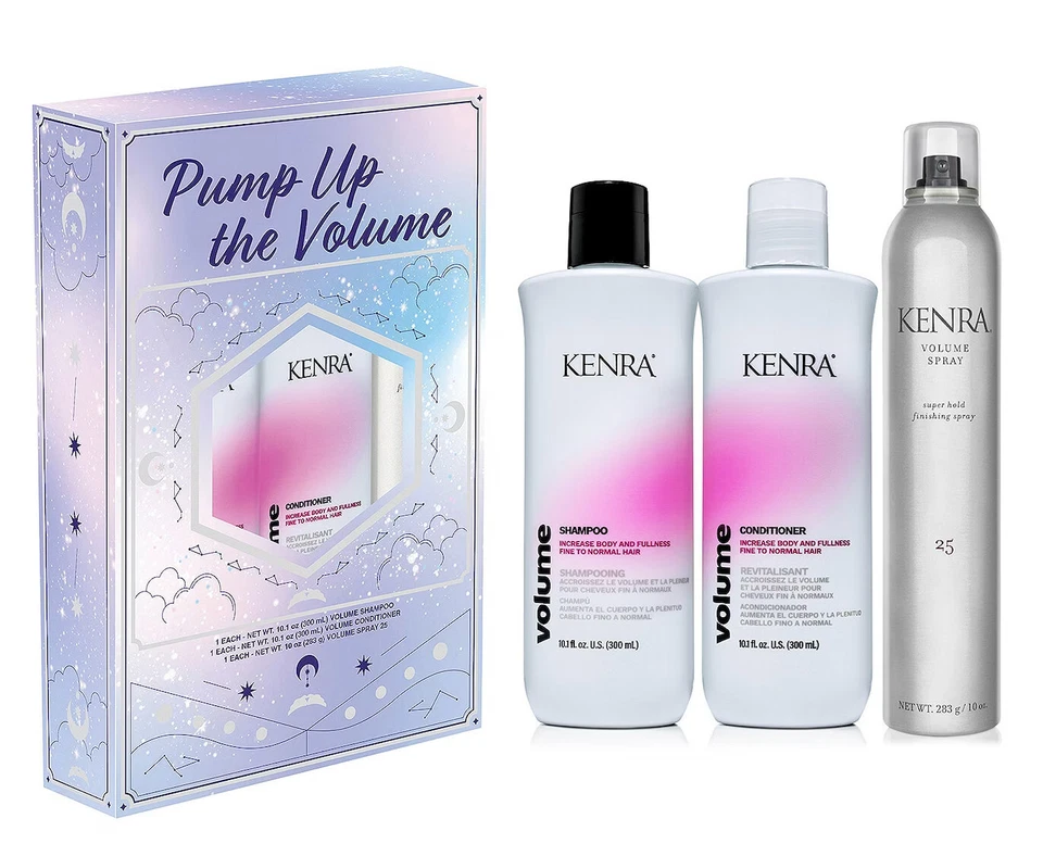 Kenra Pump Up the Volume Trio Volume Champú, Acondicionador, Spray 25 Kit U16 Foto 1 de 1