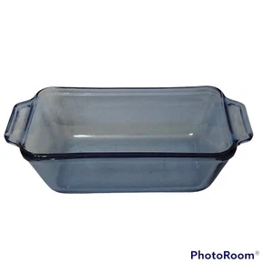 Anchor Hocking Light Cobalt Blue 1.5 Quart Glass Loaf Bread Baking Dish 9”x5” - Picture 1 of 8