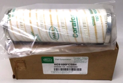 Pall HC9100FCS8H Coralon Filter Element 2-3/4"OD 8" Length Glass Fiber - Image 1 of 4