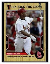 2022 Topps Now Turn Back the Clock #26 Albert Pujols Base Card (Qty)