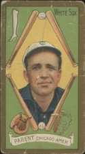 1911 T205 FREDDY PARENT NNO POOR GOLD BORDER HONEST LONG CUT CHICAGO WHITE SOX