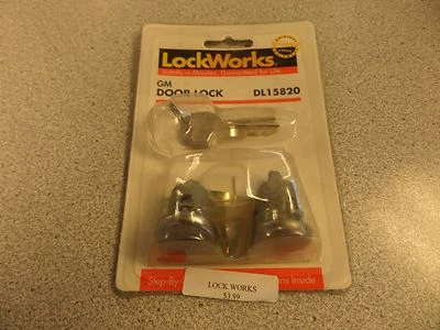 JUEGO DE CERRADURA DE PUERTA CHEVY, PONTIAC, OLDSMOBILE, BUICK, CADILLAC Foto 1 de 2