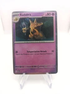 Pokémon TCG Kadabra Scarlet & Violet 151 064/165 Galaxy Holo Promo - Picture 1 of 2