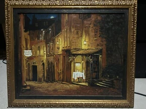 Viktor Shvaiko Moonrise at the Rodez Canvas - Picture 1 of 3