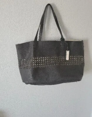 Bolso de Mano Ralph Lauren Leighton Shopper con Muñequera a Juego Negro Foto 1 de 4