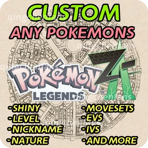 POKEMON LEGENDS ZA ✨ Custom Any 6IV Pokemons Shiny/Nonshiny - Instant Delivery✨ - Picture 1 of 1