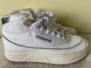 Zapatillas Mujer Reebok Club C Geo Mid Blanco/Tiza/Verde Oscuro Talla 10 - Imagen 1 de 7