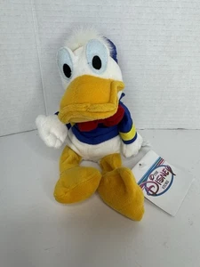 Disney Store Plüsch Donald Duck Mini Sitzsack 8 Zoll klassisch Donald - mit Etikett - Bild 1 von 3