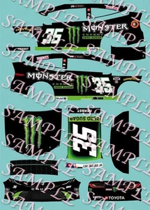 Decalcomanie Preordine 2025 Riley Autunno Monster Coke 600 Memorial 1/64 Peel & Stick - Foto 1 di 1
