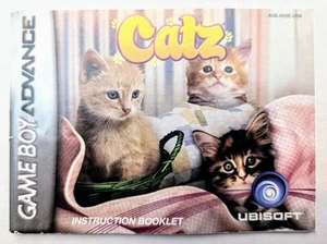 SOLO MANUAL Catz Nintendo Gameboy Advance Folleto de instrucciones - Imagen 1 de 1