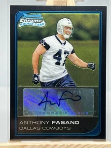 2006 Bowman Chrome - Anthony Fasano #238 Rookie Autographs (AU, RC) - Bild 1 von 2