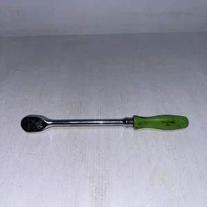 Snap On 3/8" Drive Green Hard Grip 11" Long Ratchet FL836 - Picture 1 of 6