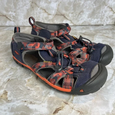 Sandalias de agua Keen Kids Seacamp II CNX multicolor talla 6 EE. UU. aire libre rafting Foto 1 de 4