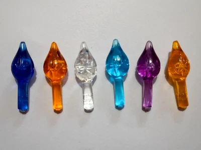 30 Vintage Small Star Twinkle lights for Ceramic Christmas Tree Bulbs 6 Colors - Image 1 of 3