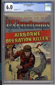 U.S. Paratroops #2 1952 CGC 6.0 - Picture 1 of 2