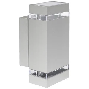 Wandleuchte Up Down Aussenlicht IP44 grau LED GU10 5W warmweiß Strahler Lampe - Bild 1 von 6