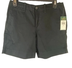 NWT Lauren Ralph Lauren Women’s Black Cotton Shorts Size Petite 6 - Picture 1 of 5