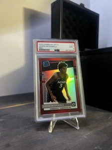Jaden McDaniels 2020-21 Optic Rated Rookie Red Prizm /99! #178 Timberwolves! RC - Picture 1 of 2