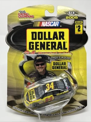 RARO 2005 Racing Champions Randy Lajoie #34 Dollar General NASCAR 1:64 Promoción Foto 1 de 4