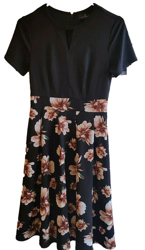 VETEMENTS Abito donna Yathon svasato floreale linea A swing casual festa taglia small