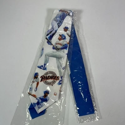 Corbata de Colección Ralph Marlin San Diego Padres Club de Béisbol Tony Gwynn Hecha en EE. UU. Foto 1 de 4