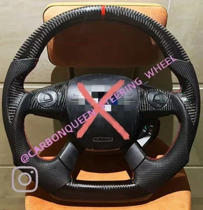 FORD FOCUS /ST/SE CARBON FIBER STEERING WHEEL 2012-14 YS/ESCAPE 12-16YS /RED - Picture 1 of 4