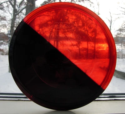 Innova Paul McBeth 4X Champion Roc3 - BBD Bright Red & Jet Black 50/50 Dye OOP - Image 1 of 4