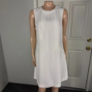 Vestido para mujer Ted Baker London 3 EE. UU. 8 Sieera encaje diseñador blanco Sierra CC16 - Imagen 1 de 8