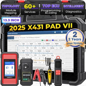 2025 LAUNCH X431 PAD 7 X-PROG 3 Car Diagnostic Scanner IMMO Key Programming TPMS - Picture 1 of 53