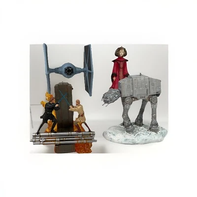 Juego de cuatro adornos navideños Star Wars Hallmark Keepsake 1999, 2003, 2006 Foto 1 de 4