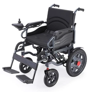 EQUIPMED Electric Folding Wheelchair, Wide Bariatric Chair Seat, Comfortable for - Picture 1 of 10