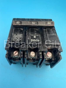 Disyuntor Siemens Q360 60 Amp 3 polos tipo QP ITE 240VAC 60A 3P enchufable - Imagen 1 de 6