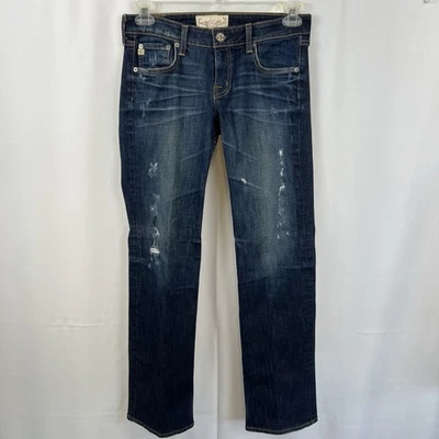 Big Star Liv Boot Cut Jeans Womens Size 29R Denim Western Cowgirl Blue USA - Image 1 of 4