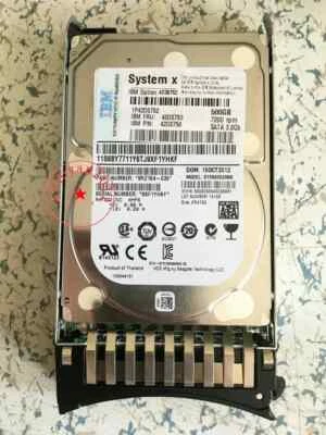 NEW IBM 42D0752 42D0753 42D0756 500GB 7200 RPM SFF 2.5'' SATA HDD Hard Drive - Image 1 of 4